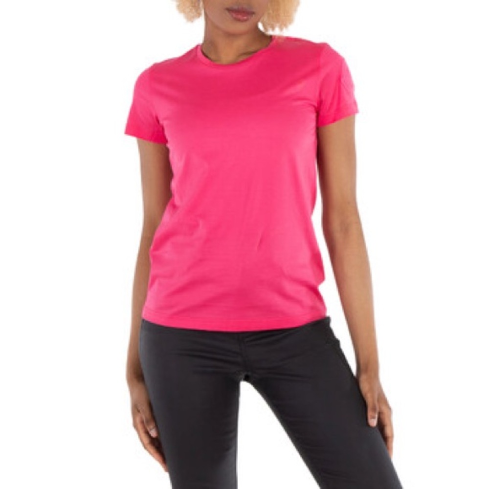 Moncler Women's Crew Neck T-Shirt - Hot Pink XS